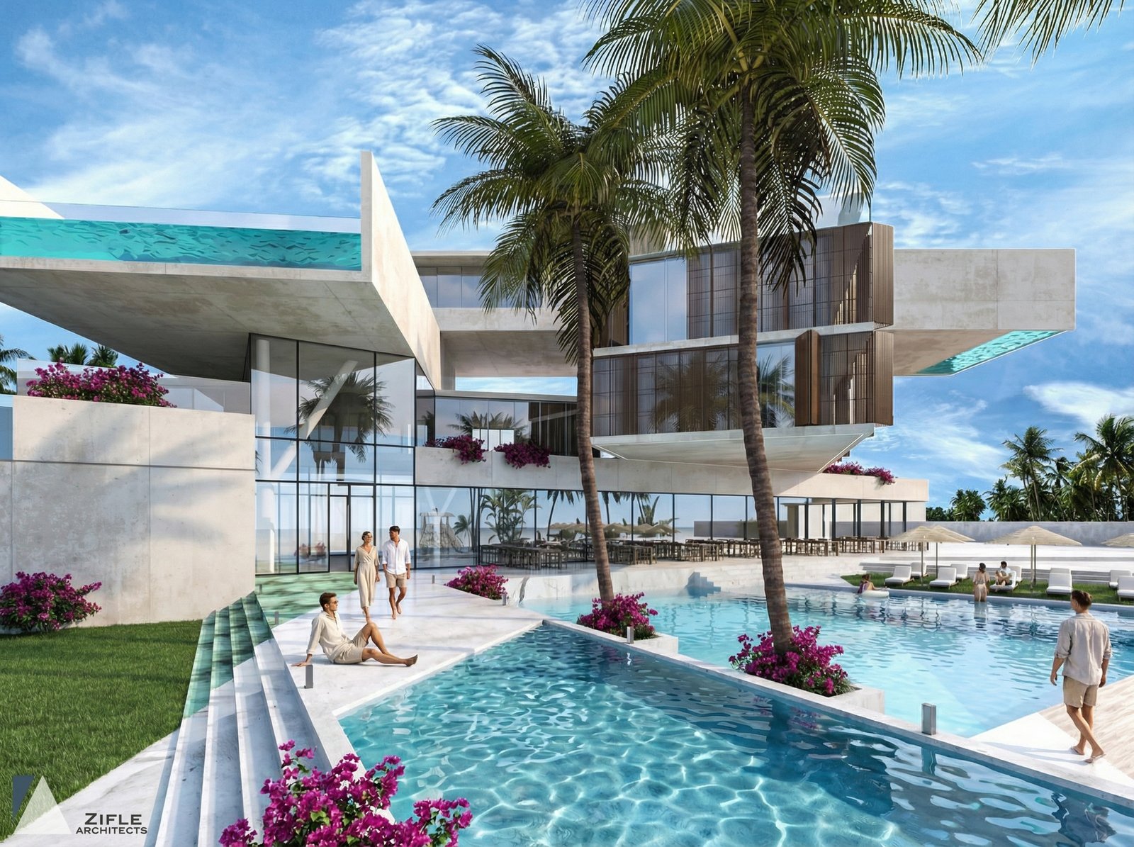 Hotel Rezidencial – Arkitekturë Tropikale Bashkëkohore