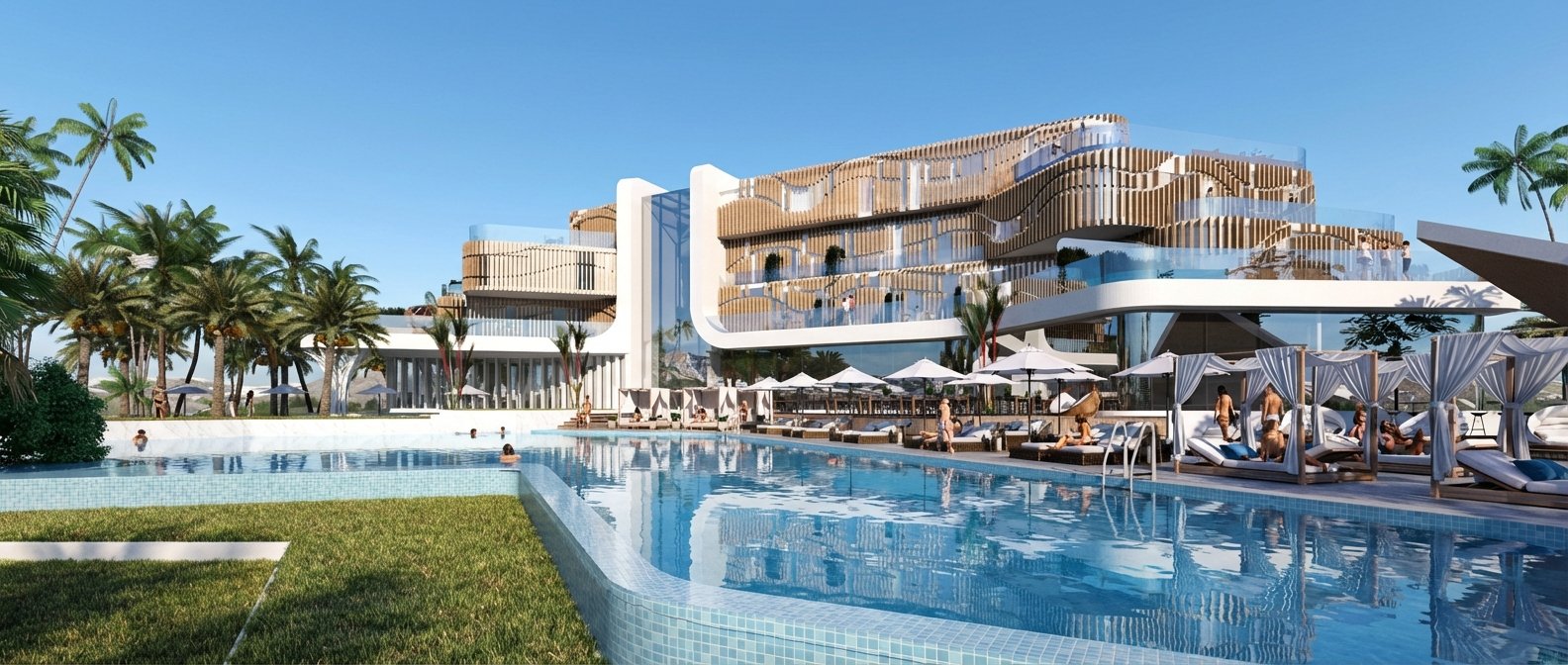 Hotel Resort – Arkitekturë Fluide & Dizajn Eksperiencial