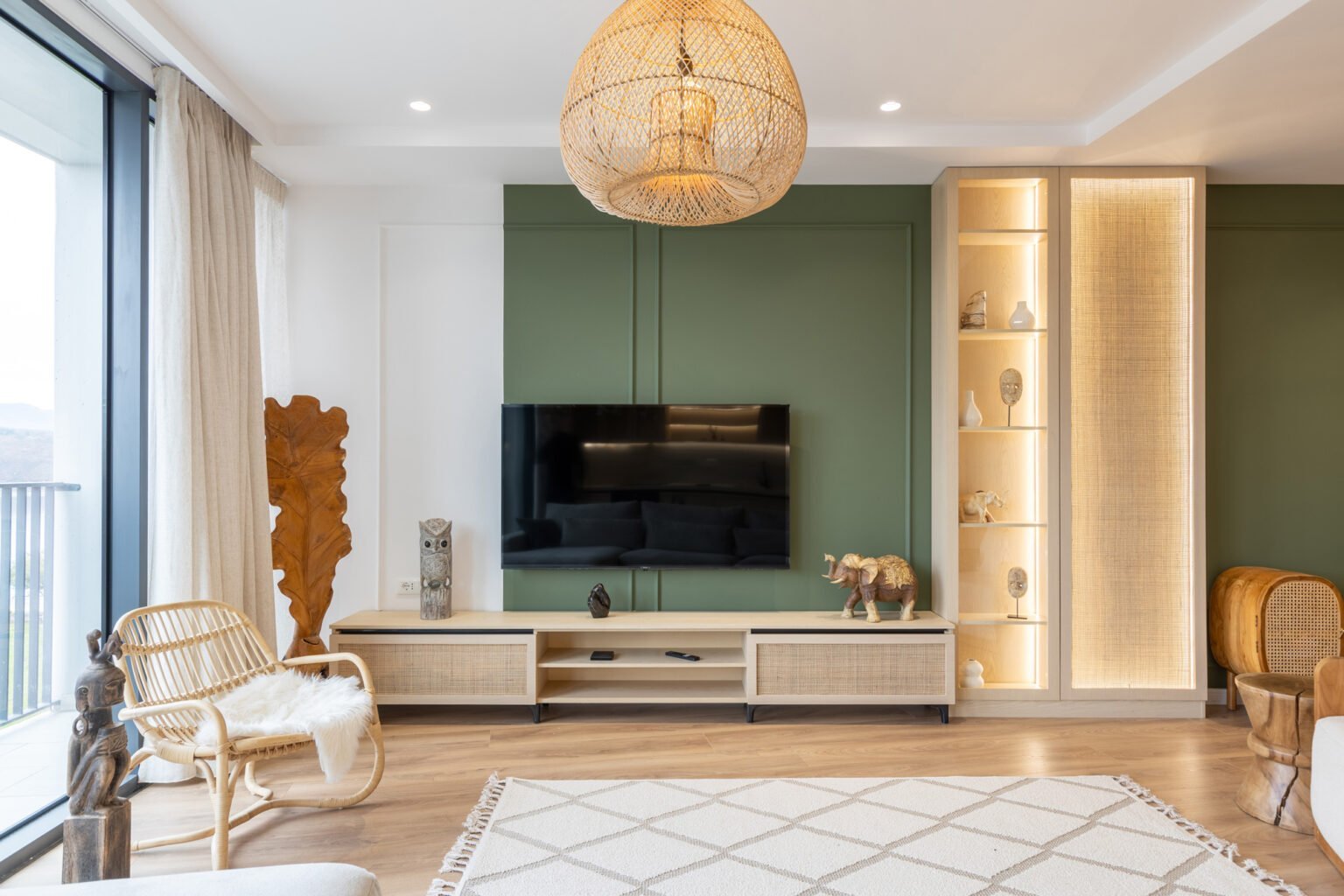 Boho Modern Apartment With Natural Vibes