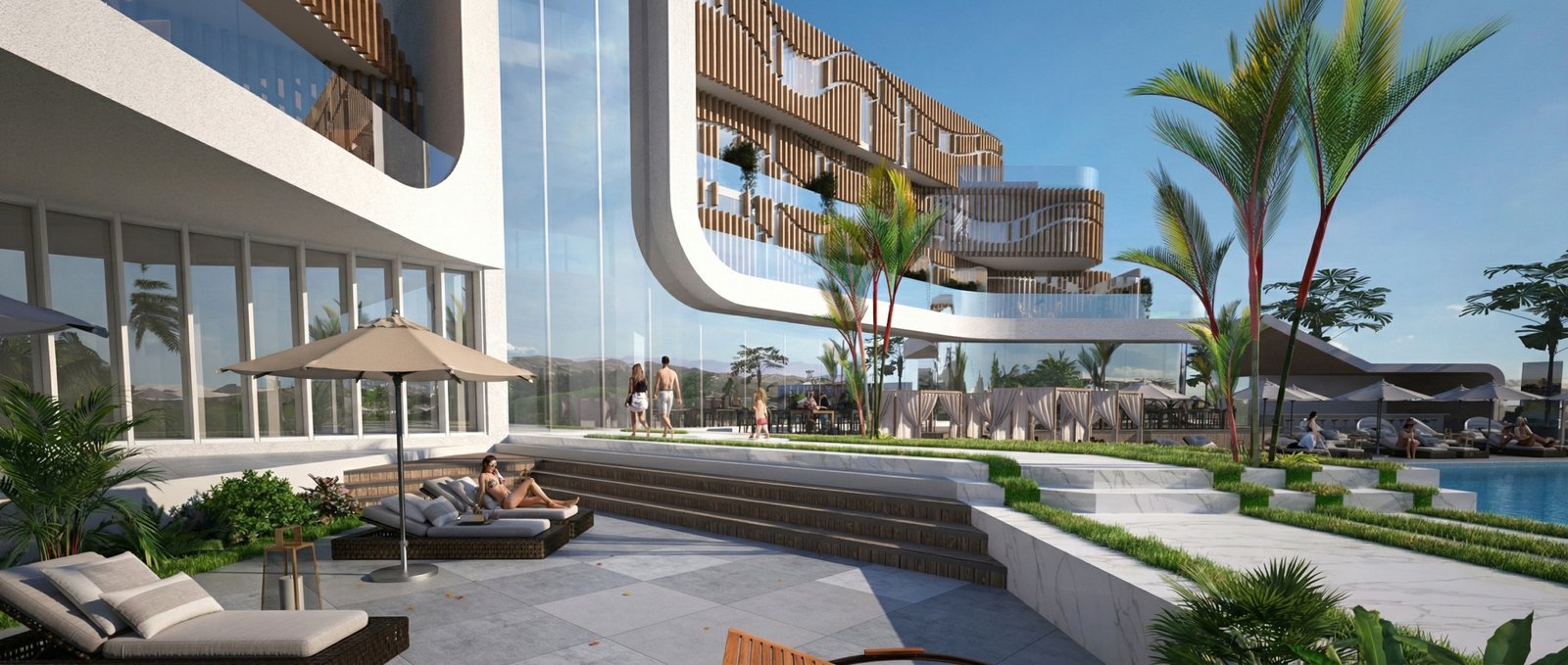 Hotel Resort – Arkitekturë Fluide & Dizajn Eksperiencial