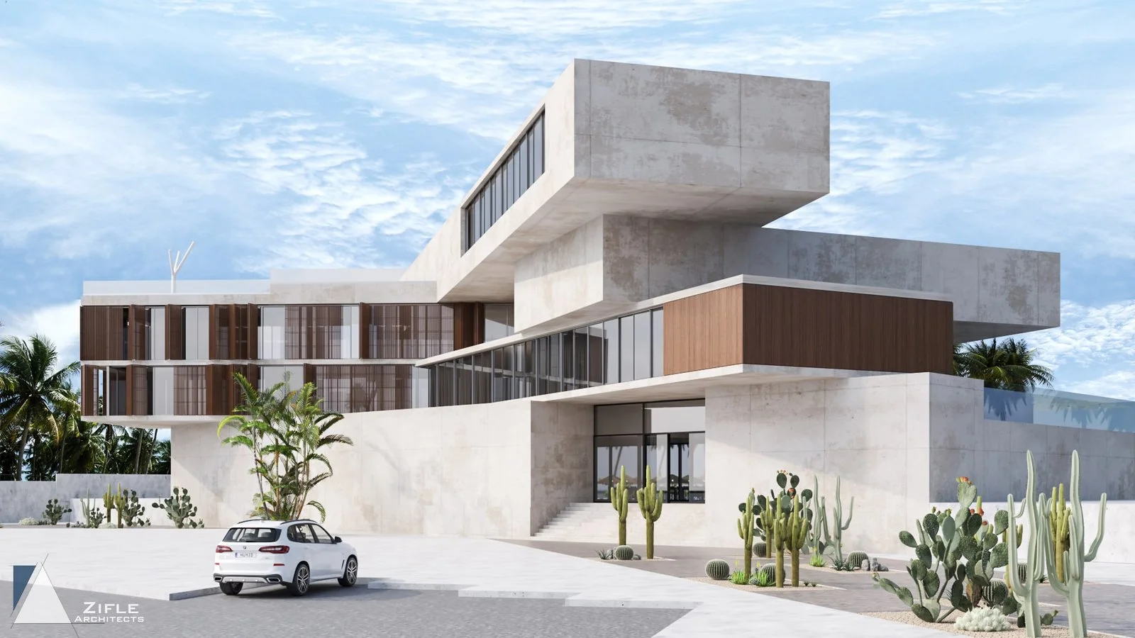 Hotel Rezidencial – Arkitekturë Tropikale Bashkëkohore