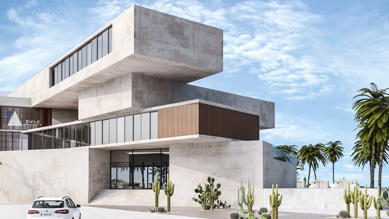 Hotel Rezidencial – Arkitekturë Tropikale Bashkëkohore