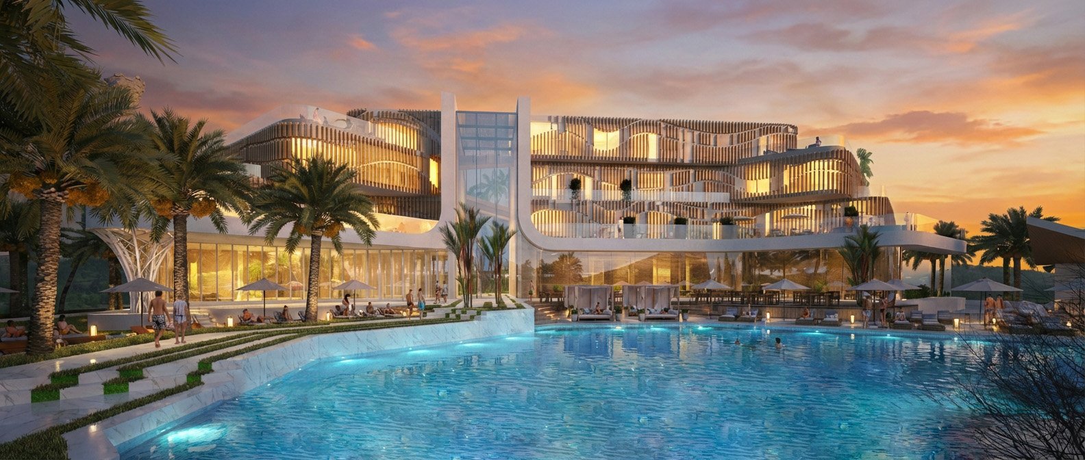 Hotel Resort – Arkitekturë Fluide & Dizajn Eksperiencial