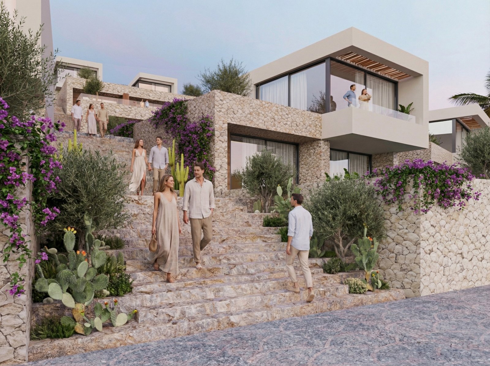 TERRACED MEDITERRANEAN RESIDENCES
