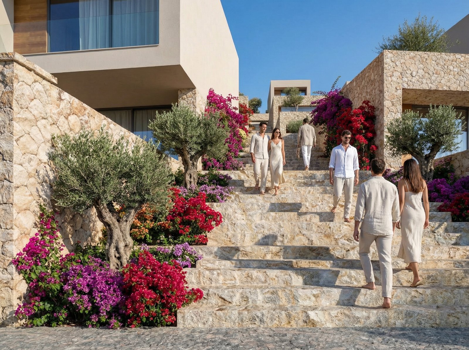 TERRACED MEDITERRANEAN RESIDENCES