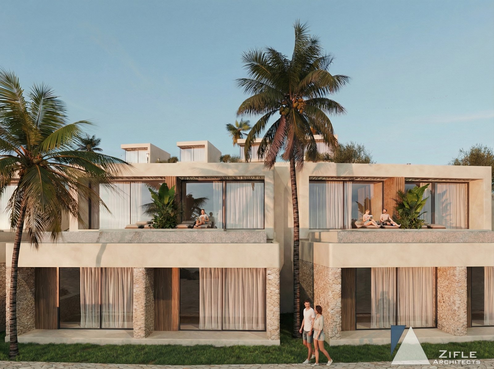 TERRACED MEDITERRANEAN RESIDENCES