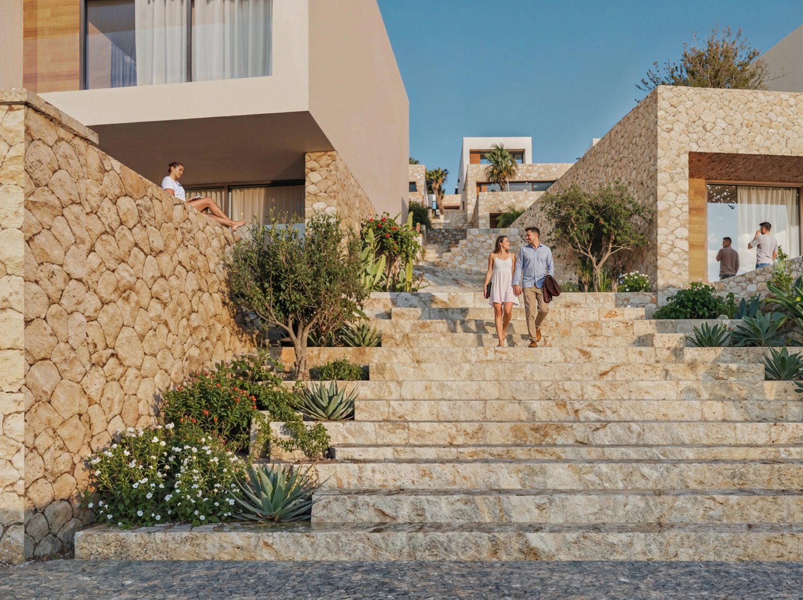 TERRACED MEDITERRANEAN RESIDENCES