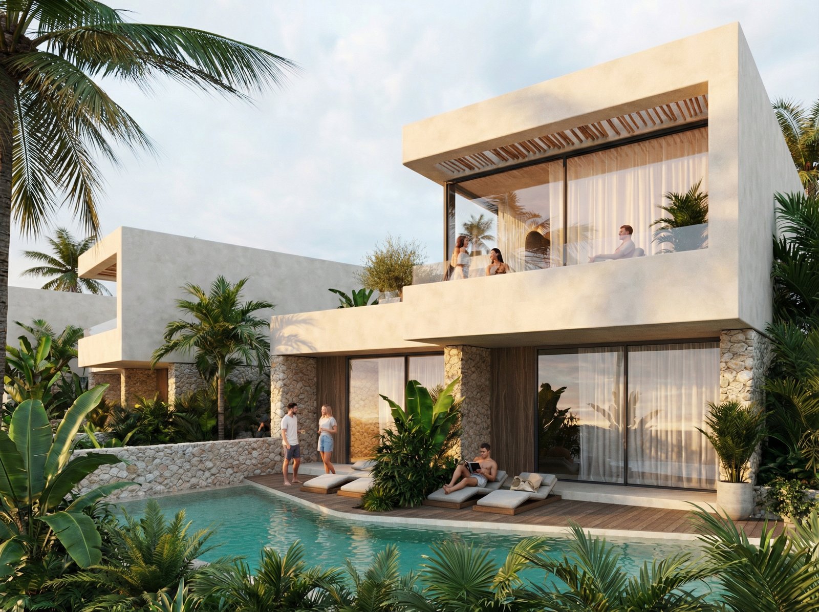 TERRACED MEDITERRANEAN RESIDENCES