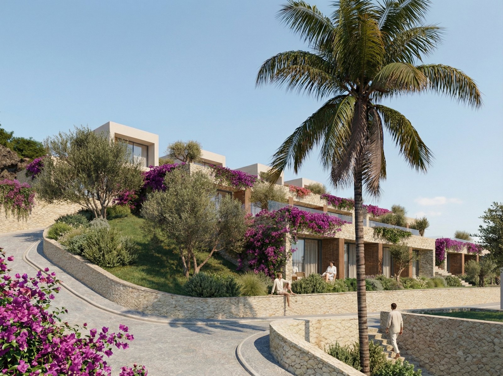 TERRACED MEDITERRANEAN RESIDENCES