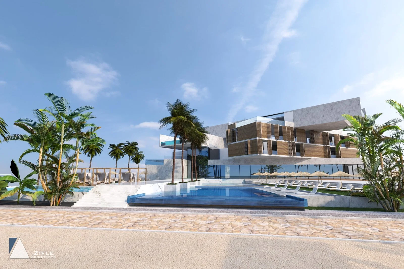 Hotel Rezidencial – Arkitekturë Tropikale Bashkëkohore