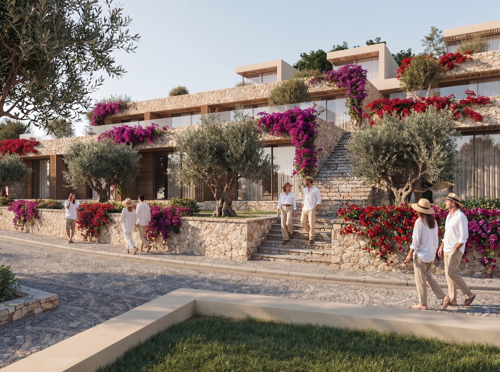 TERRACED MEDITERRANEAN RESIDENCES