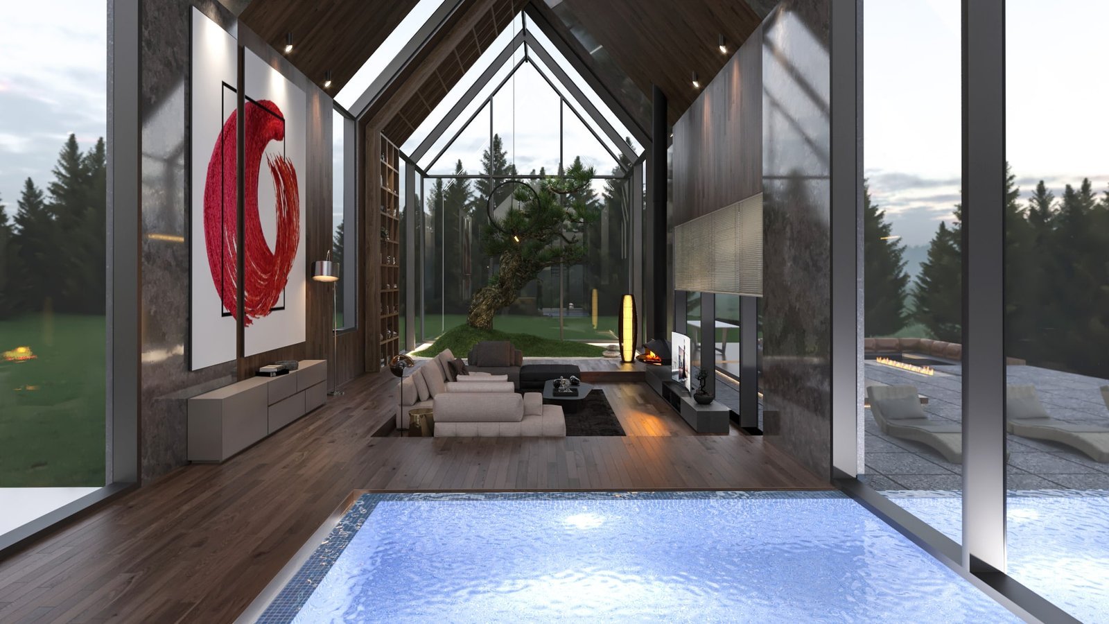 Alpine House Interior