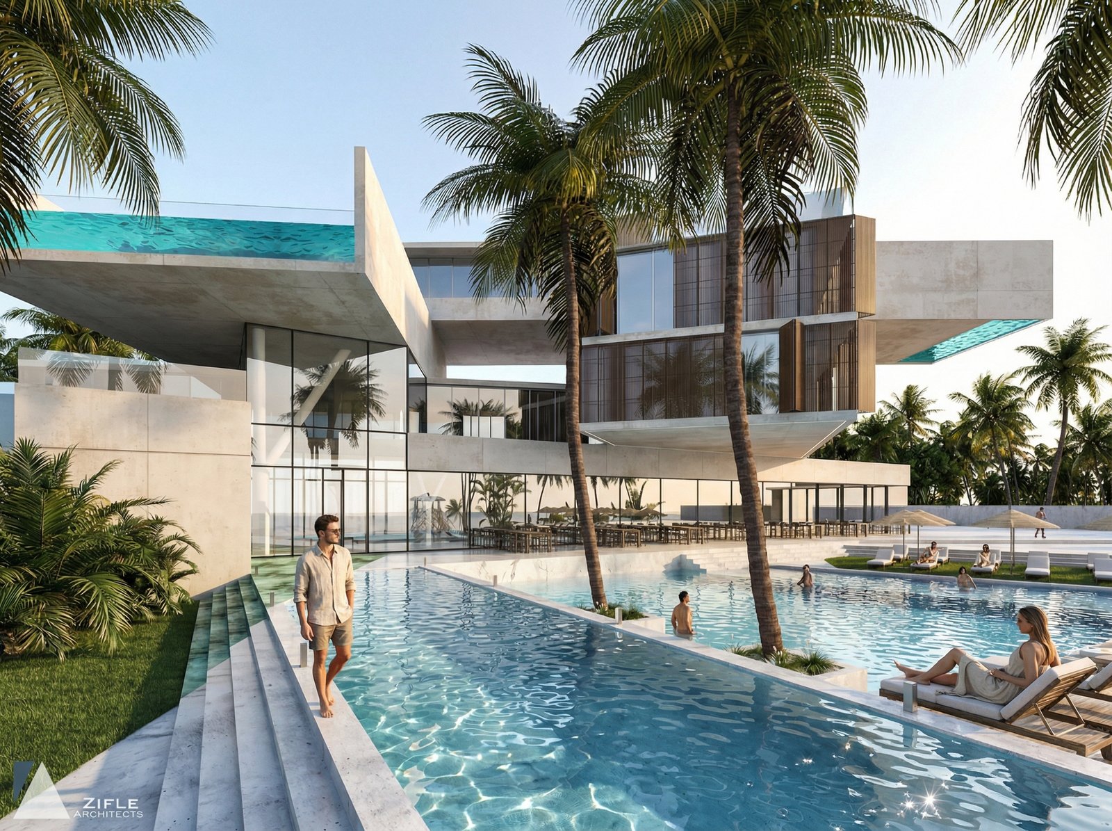 Hotel Rezidencial – Arkitekturë Tropikale Bashkëkohore